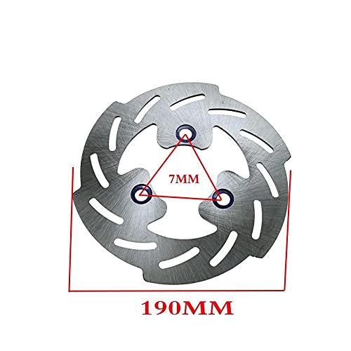 190mmフロントディスク部品AF34 高品質】190mmビッグディスクローター/ヤマンボキャリパー用3D